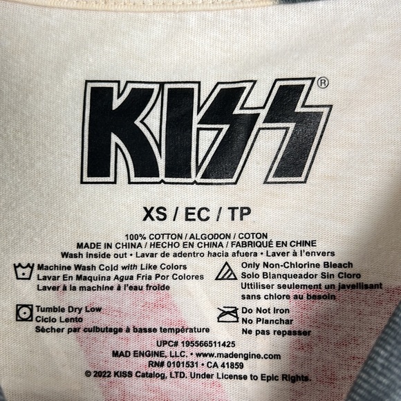 KISS rocker T-shirt - Picture 5 of 5